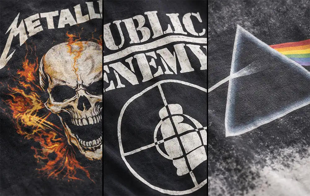 Premium Cotton Music T Shirts Print Detail Shirt