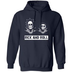 Funny Skulls Rick And Roll Shirt – Bold Graphic Style for Rock Culture Fans