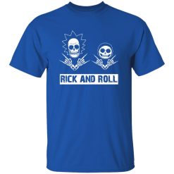 Funny Skulls Rick And Roll Shirt – Bold Graphic Style for Rock Culture Fans