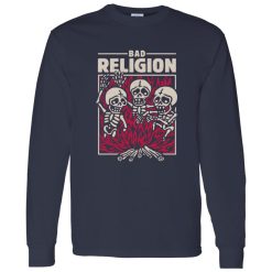 Bad Religion Fire Bunning Skeleton Shirt