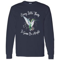 Every Little Thing Is Gonna Be Alright Hummingbird Bob Marley Shirt – Reggae Inspired Graphic Tee