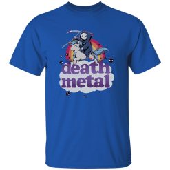 Death Metal The Grim Reaper And Unicorn Rainbow Shirt