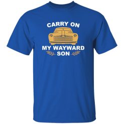 Carry On My Wayward Son Supernatural Impala Cool Design Shirt