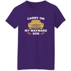 Carry On My Wayward Son Supernatural Impala Cool Design Shirt