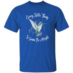 Every Little Thing Is Gonna Be Alright Hummingbird Bob Marley Shirt – Reggae Inspired Graphic Tee