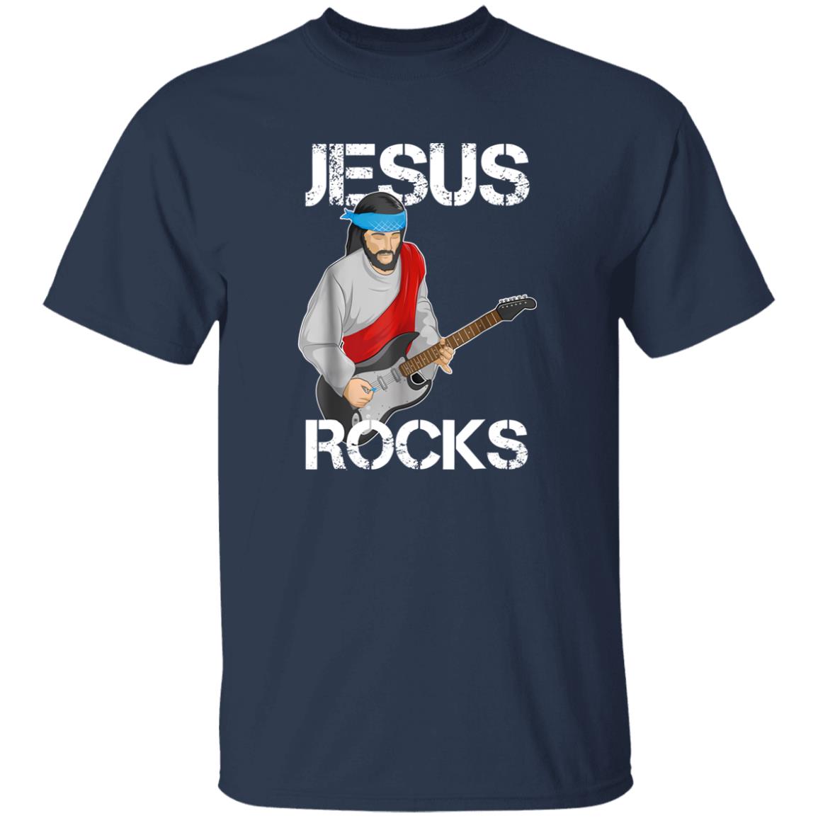 1049-9966-108589078 Jesus With Rocks Christian Shirt