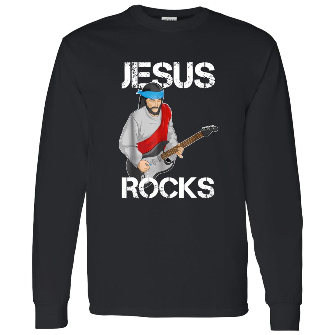 1062-10145-108589080 Jesus With Rocks Christian Shirt