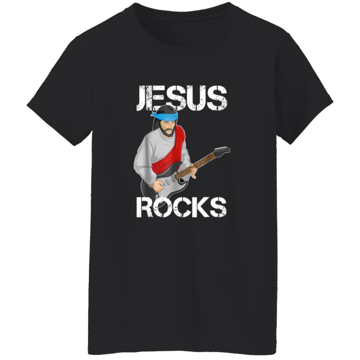 1054-10039-108589079 Jesus With Rocks Christian Shirt
