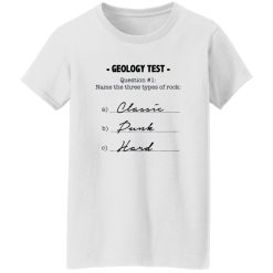 Geology Test Question 1 Name The Three Types Of Rock Classic Dunk Hard Shirt