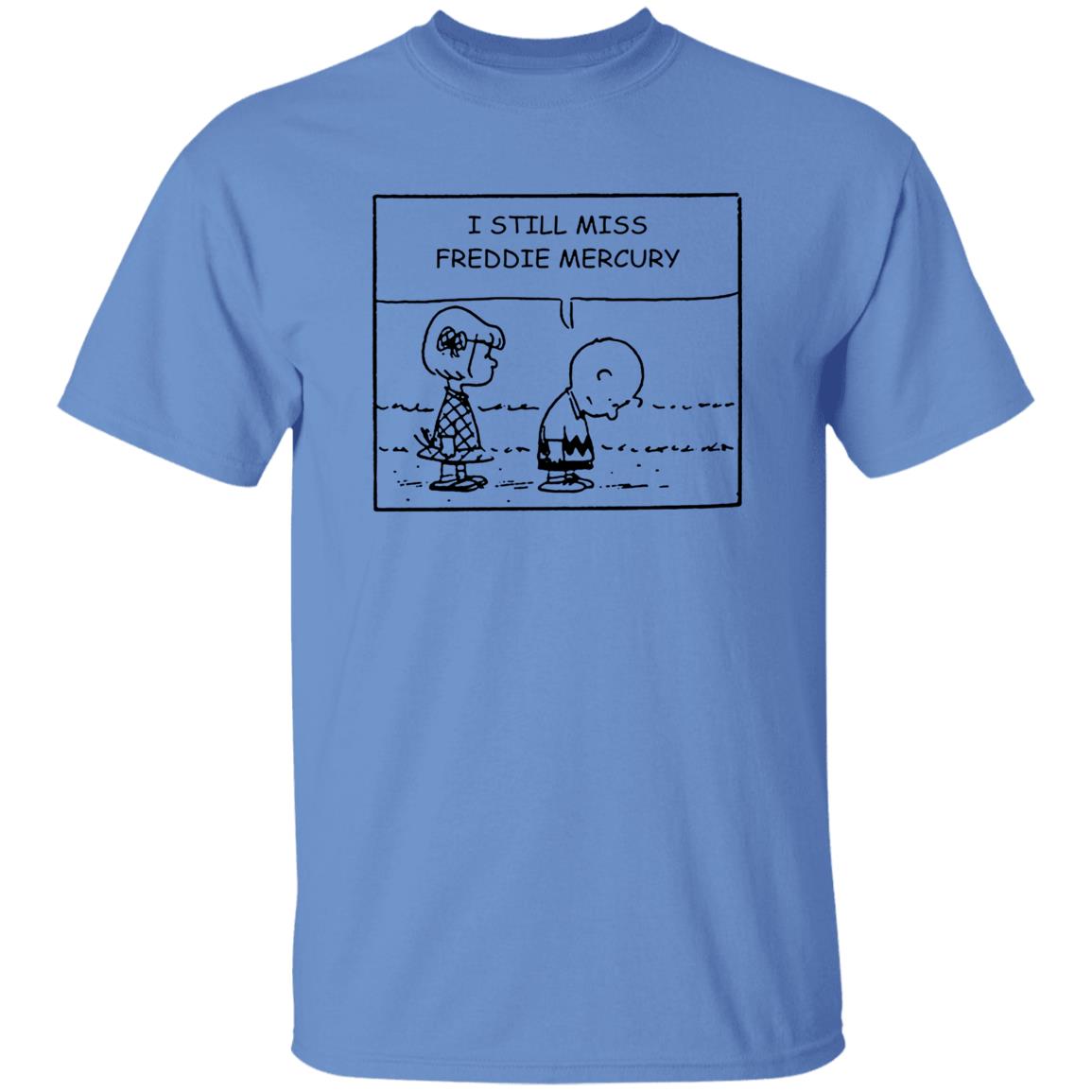 1049-9955-108590912 Charlie Brown And Peppermint Patty I Still Miss Freddie Mercury Shirt