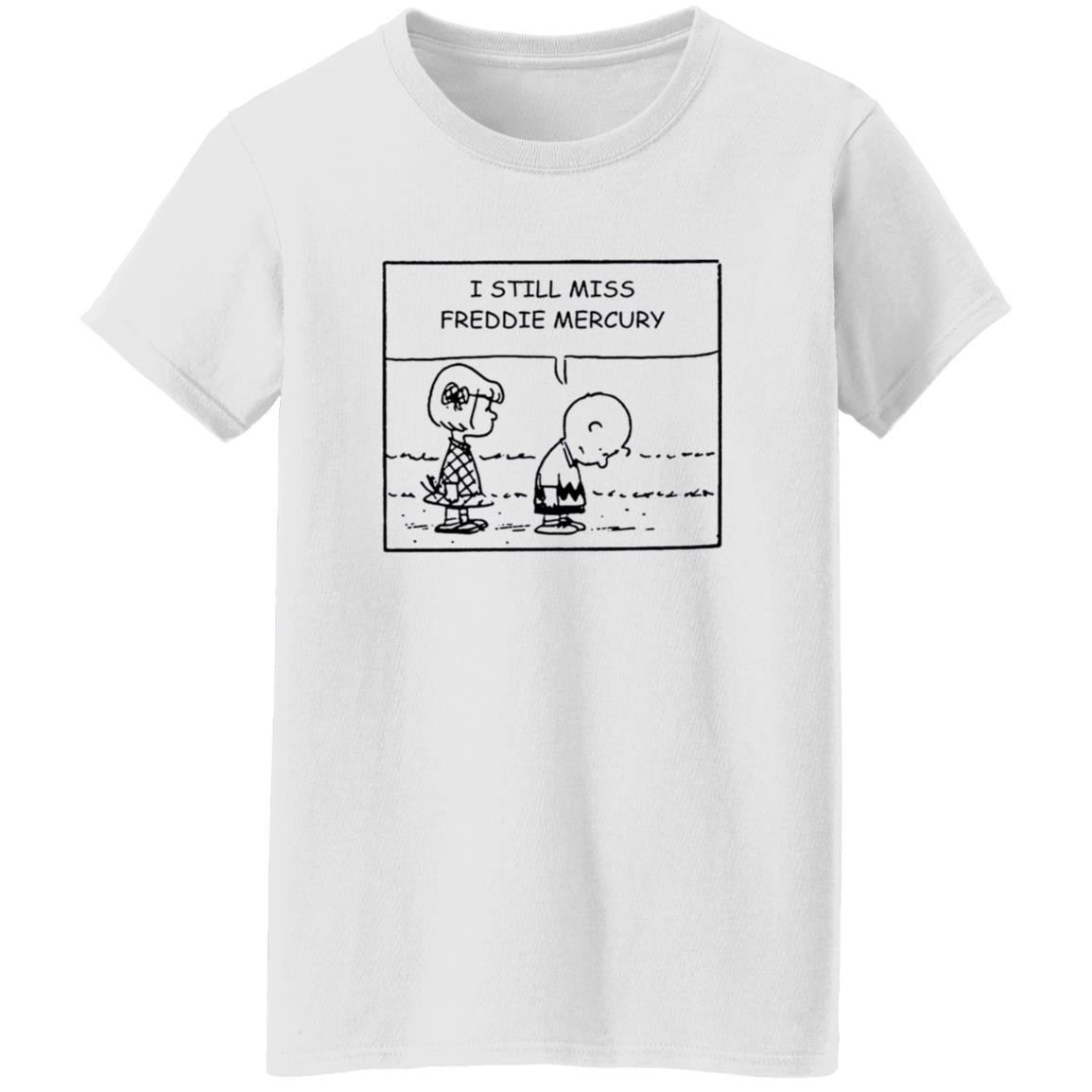 1054-10069-108590913 Charlie Brown And Peppermint Patty I Still Miss Freddie Mercury Shirt