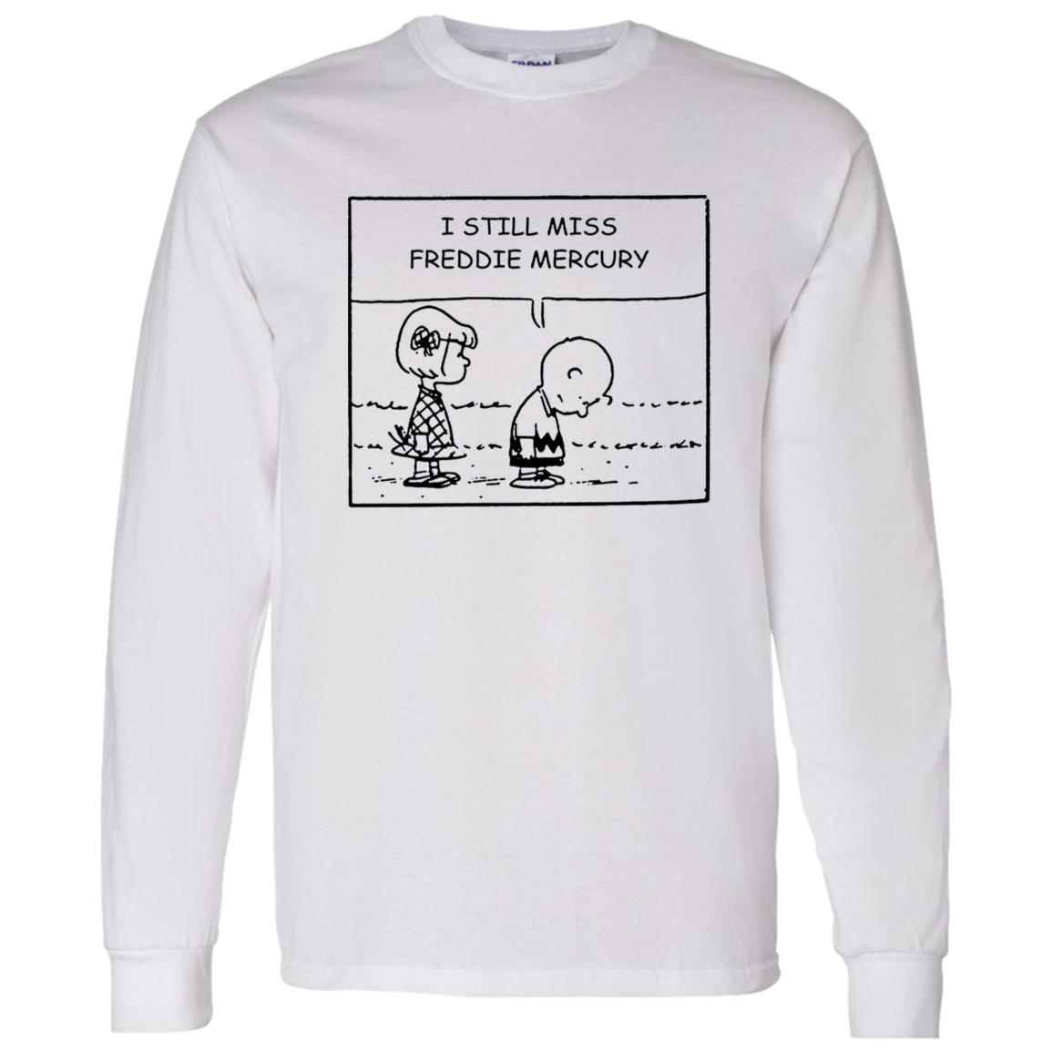 1062-10160-108590914 Charlie Brown And Peppermint Patty I Still Miss Freddie Mercury Shirt