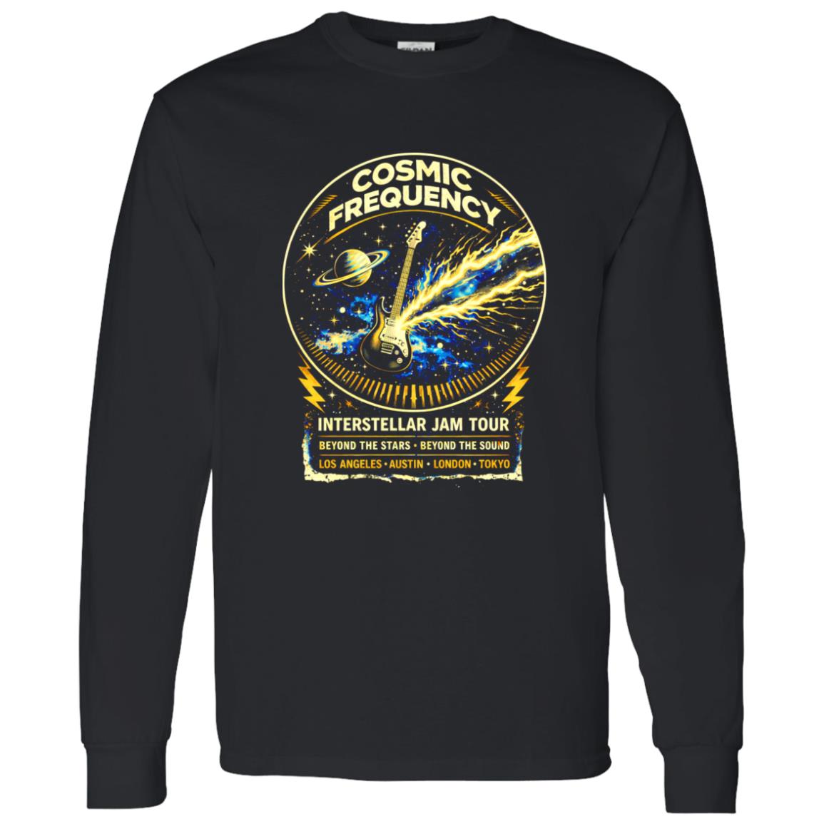 1062-10145-108594734 Cosmic Frequency Space Rock Tour Shirt