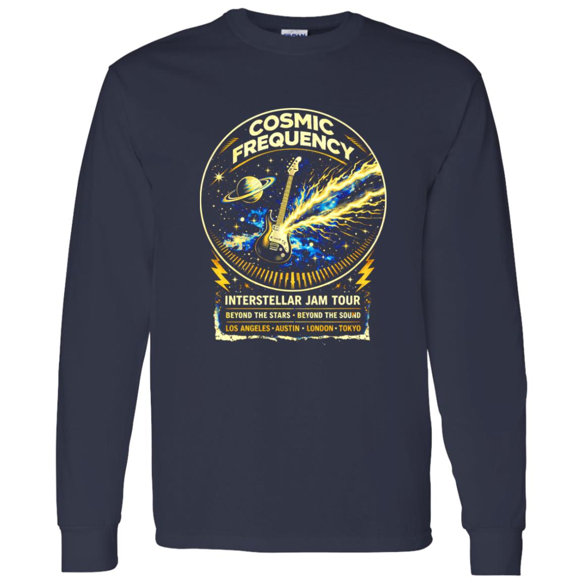 1062-10156-108594734 Cosmic Frequency Space Rock Tour Shirt