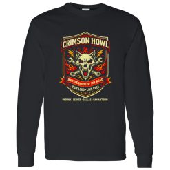 Crimson Howl Biker Rock Brotherhood Shirt