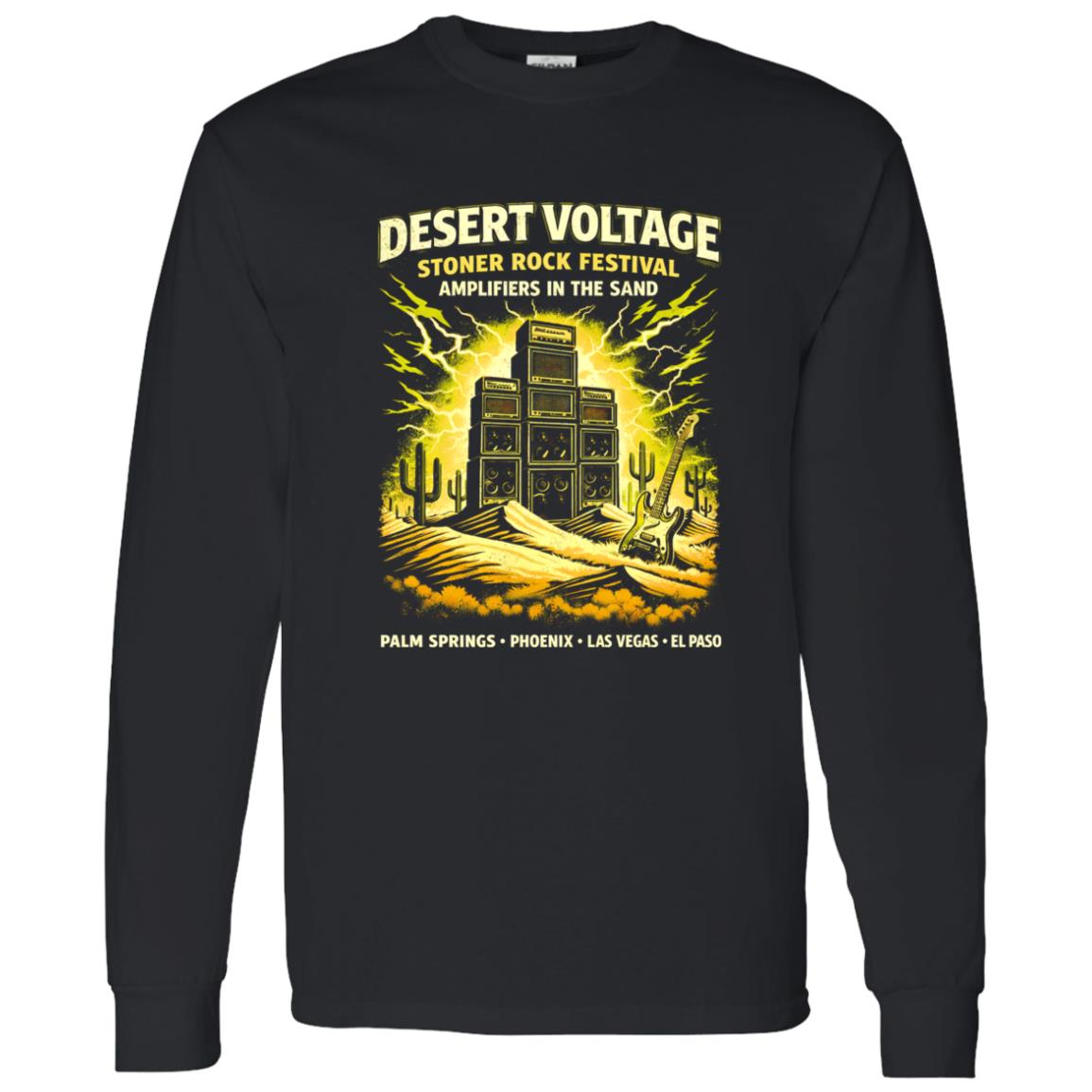 1062-10145-108594690 Desert Voltage Stoner Rock Festival Shirt