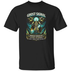 Ghost Signal Retro Broadcast Rock Shirt