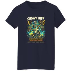 Grave Riff Skeleton Rock Band Shirt