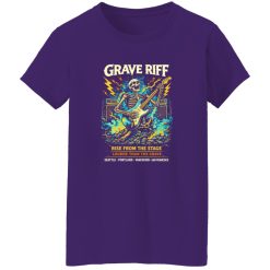 Grave Riff Skeleton Rock Band Shirt