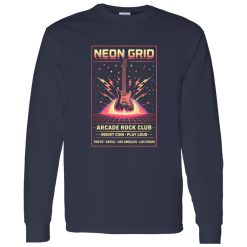 Neon Grid Arcade Rock Club Shirt