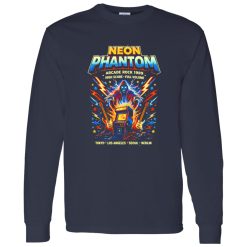 Neon Phantom Arcade Rock 1989 Shirt