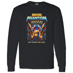 Neon Phantom Arcade Rock 1989 Shirt