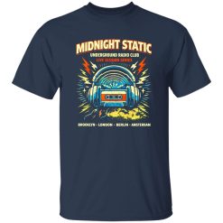 Midnight Static Underground Indie Gig Shirt