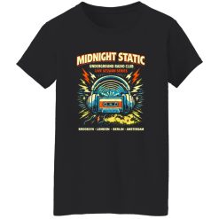 Midnight Static Underground Indie Gig Shirt