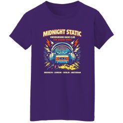 Midnight Static Underground Indie Gig Shirt