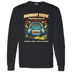 Midnight Static Underground Indie Gig Shirt