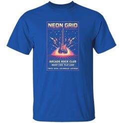 Neon Grid Arcade Rock Club Shirt