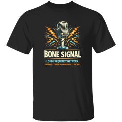 Bone Signal Broadcast Rock Shirt – Identity-Driven Rock Graphic Tee