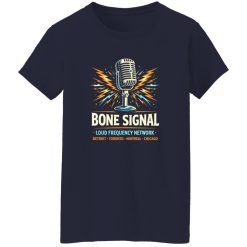 Bone Signal Broadcast Rock Shirt – Identity-Driven Rock Graphic Tee