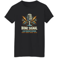 Bone Signal Broadcast Rock Shirt – Identity-Driven Rock Graphic Tee