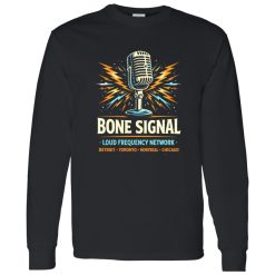 Bone Signal Broadcast Rock Shirt – Identity-Driven Rock Graphic Tee