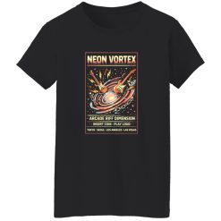 Neon Vortex Arcade Rock Shirt