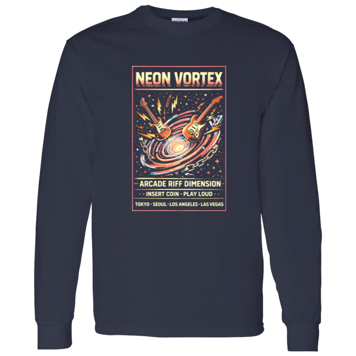 1062-10156-108606765 Neon Vortex Arcade Rock Shirt
