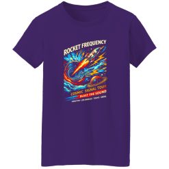 Retro Rocket Frequency Space Rock Shirt