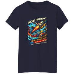 Retro Rocket Frequency Space Rock Shirt
