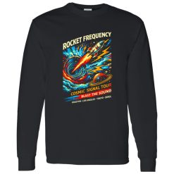 Retro Rocket Frequency Space Rock Shirt