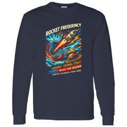 Retro Rocket Frequency Space Rock Shirt