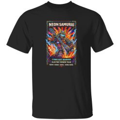 Neon Samurai Rock Signal Shirt