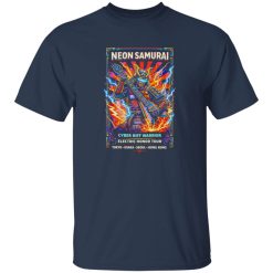 Neon Samurai Rock Signal Shirt
