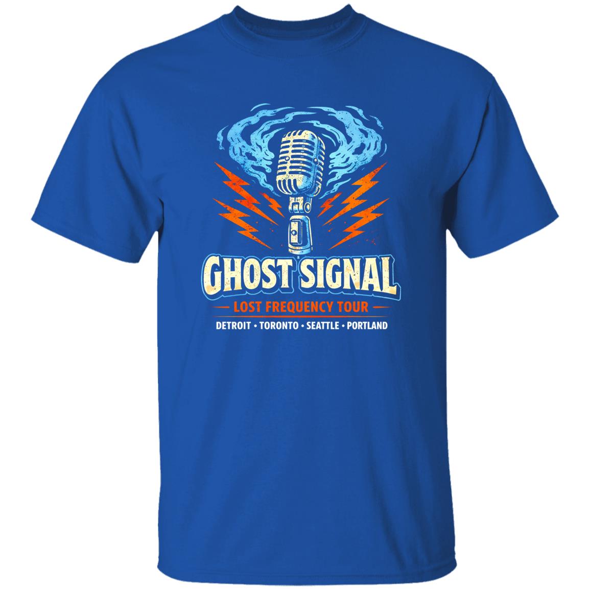 1049-9971-108606741 Ghost Signal Broadcast Rock Shirt – Underground Signal-Inspired Rock Band Tee
