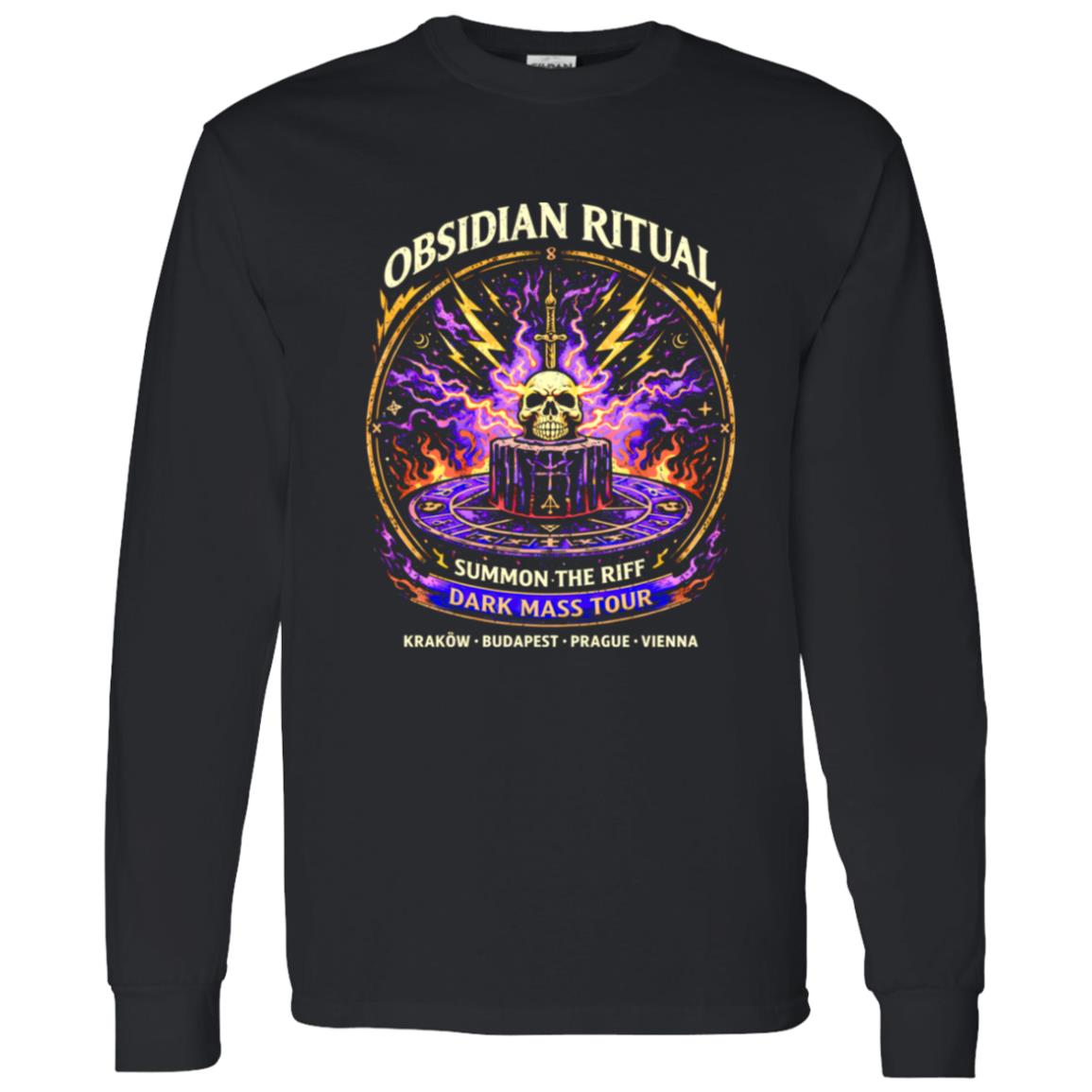 1062-10145-108606876 Obsidian Ritual Occult Metal Shirt