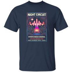 Night Circuit Synth Rock Signal Shirt