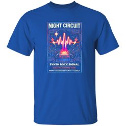 Night Circuit Synth Rock Signal Shirt