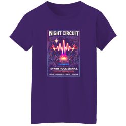 Night Circuit Synth Rock Signal Shirt