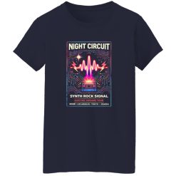 Night Circuit Synth Rock Signal Shirt