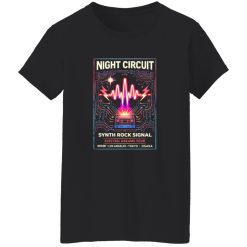 Night Circuit Synth Rock Signal Shirt